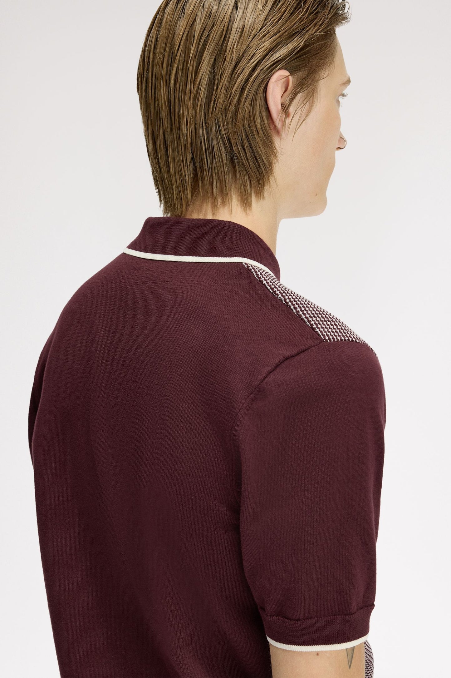 Tonic Waffle knit Shirt Oxblood