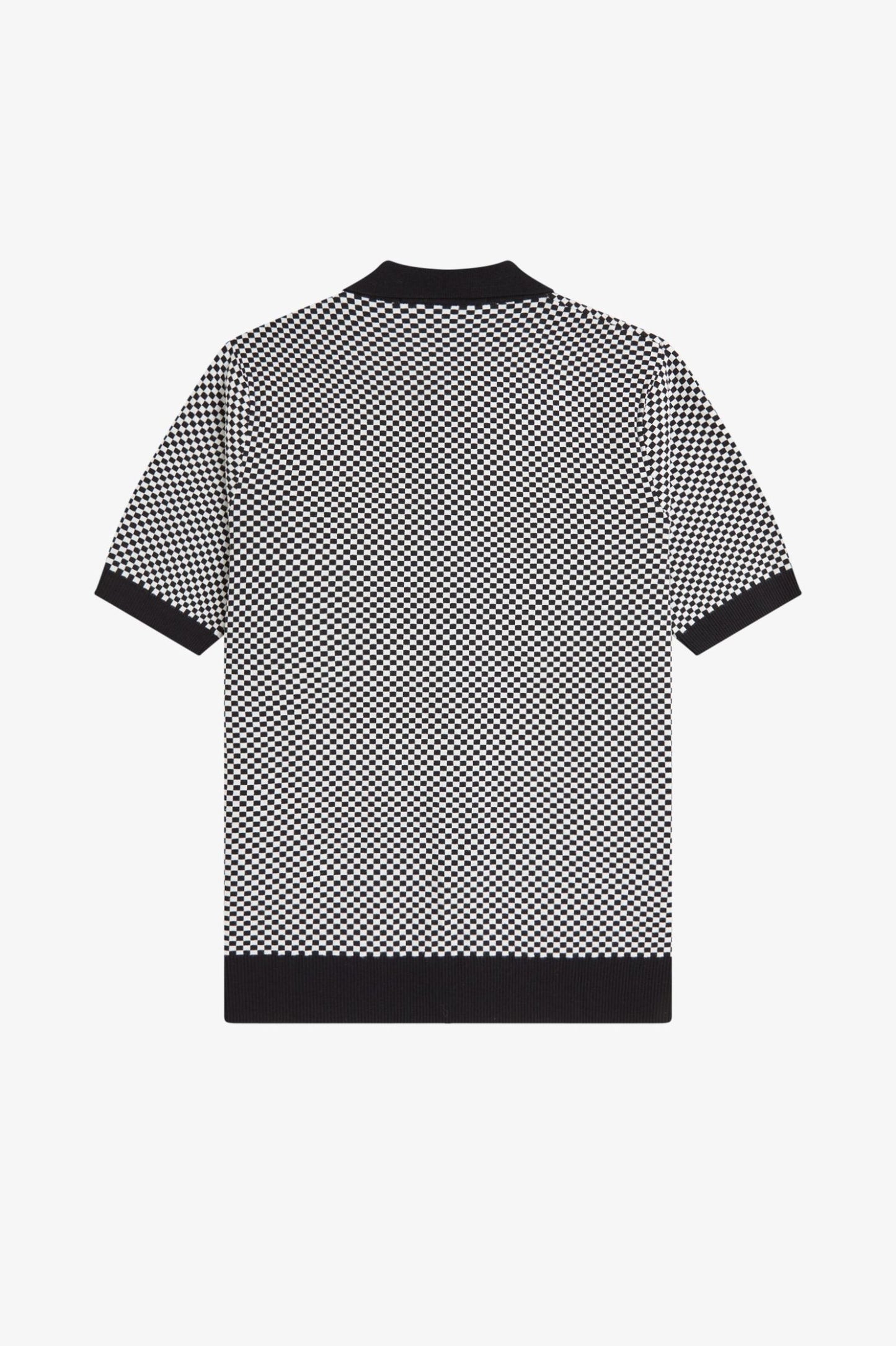 Chequerboard Button Through Shirt