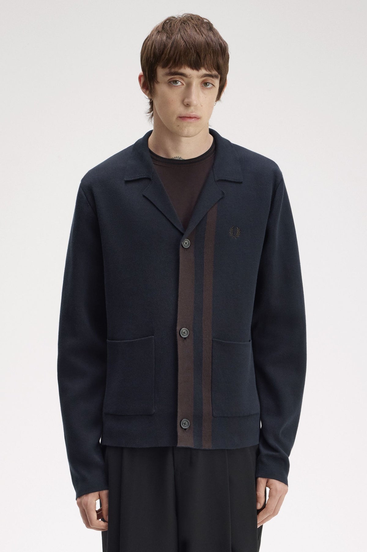 Knitted Blazer Navy
