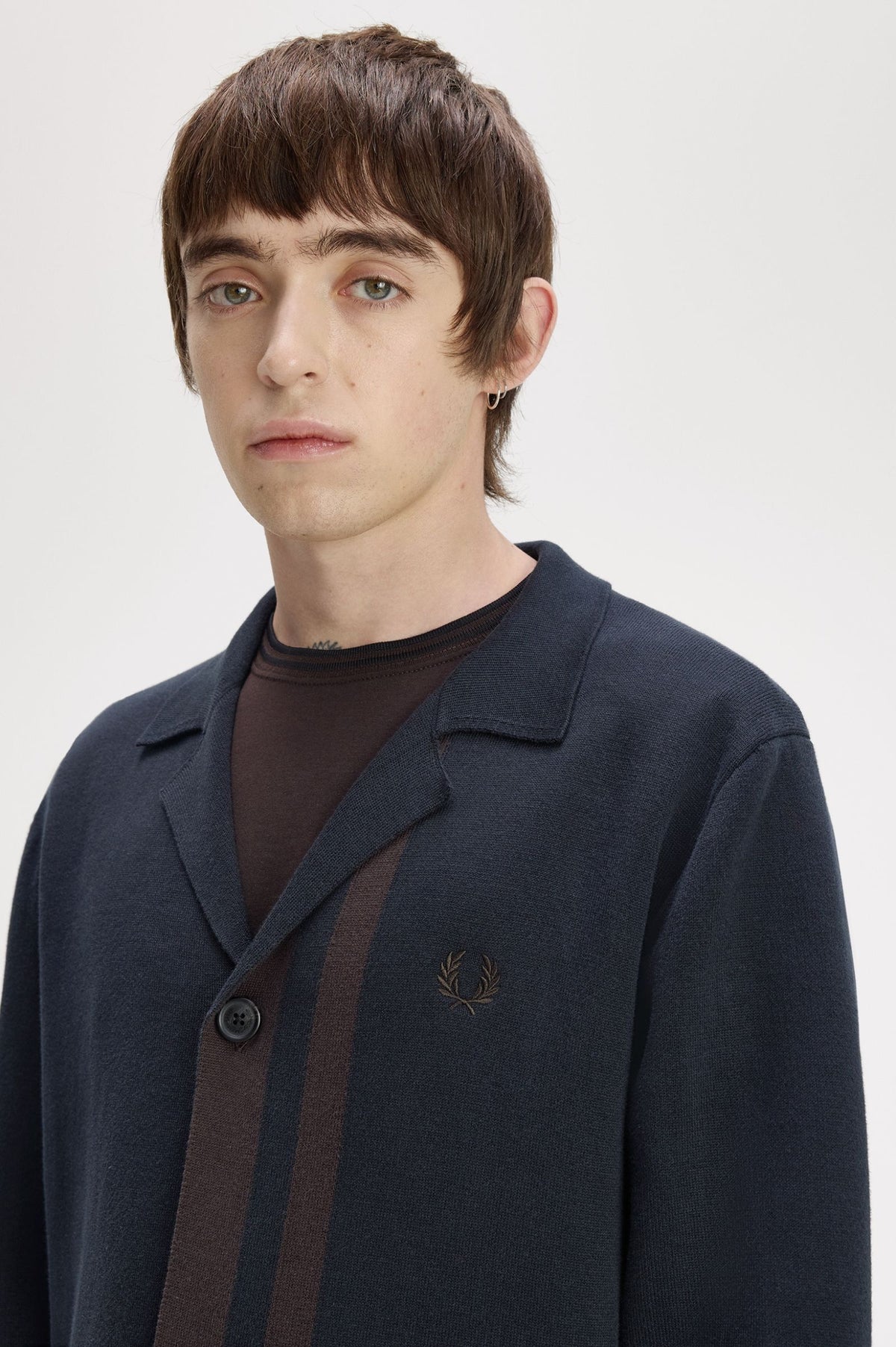 Knitted Blazer Navy