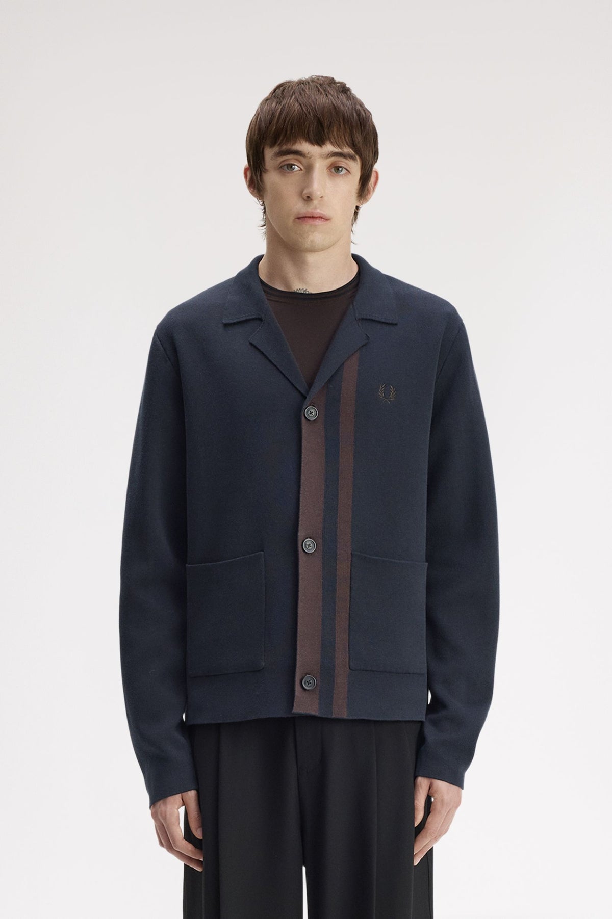 Knitted Blazer Navy
