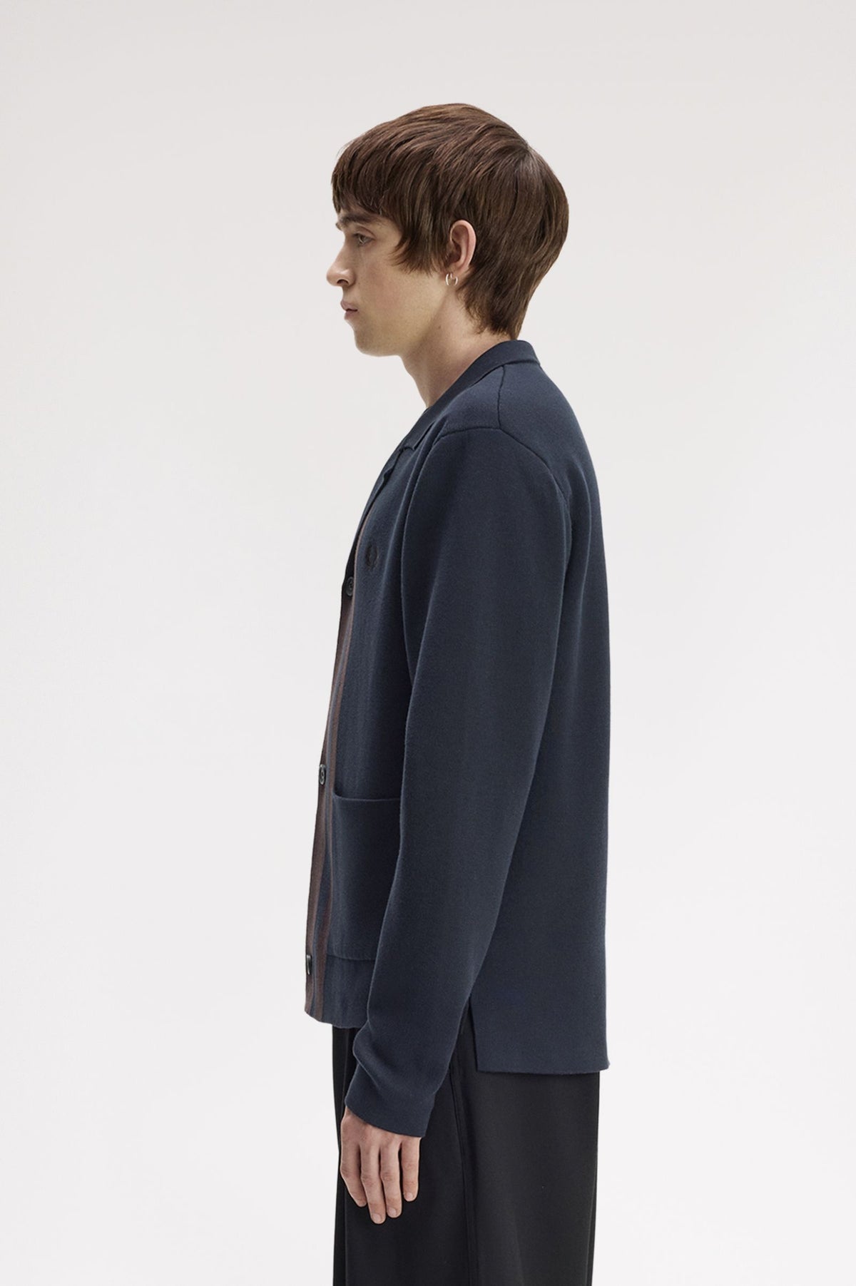 Knitted Blazer Navy
