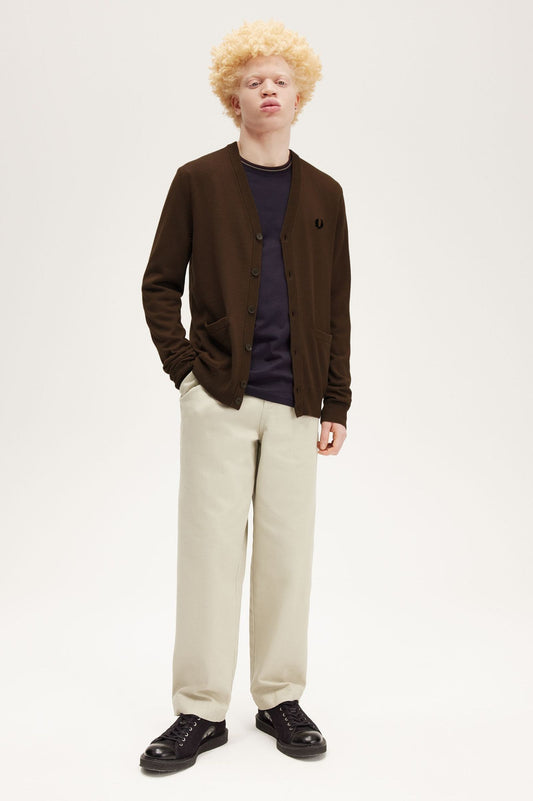 Classic Cardigan Burnt Tobacco