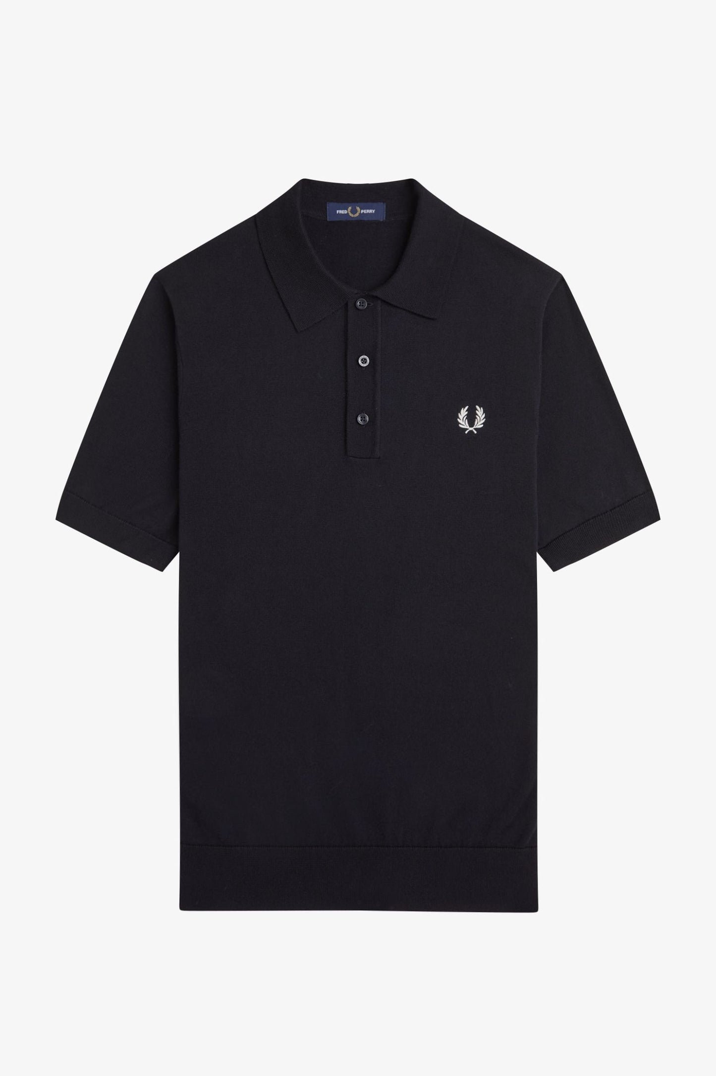Cotton Knitted Shirt Black