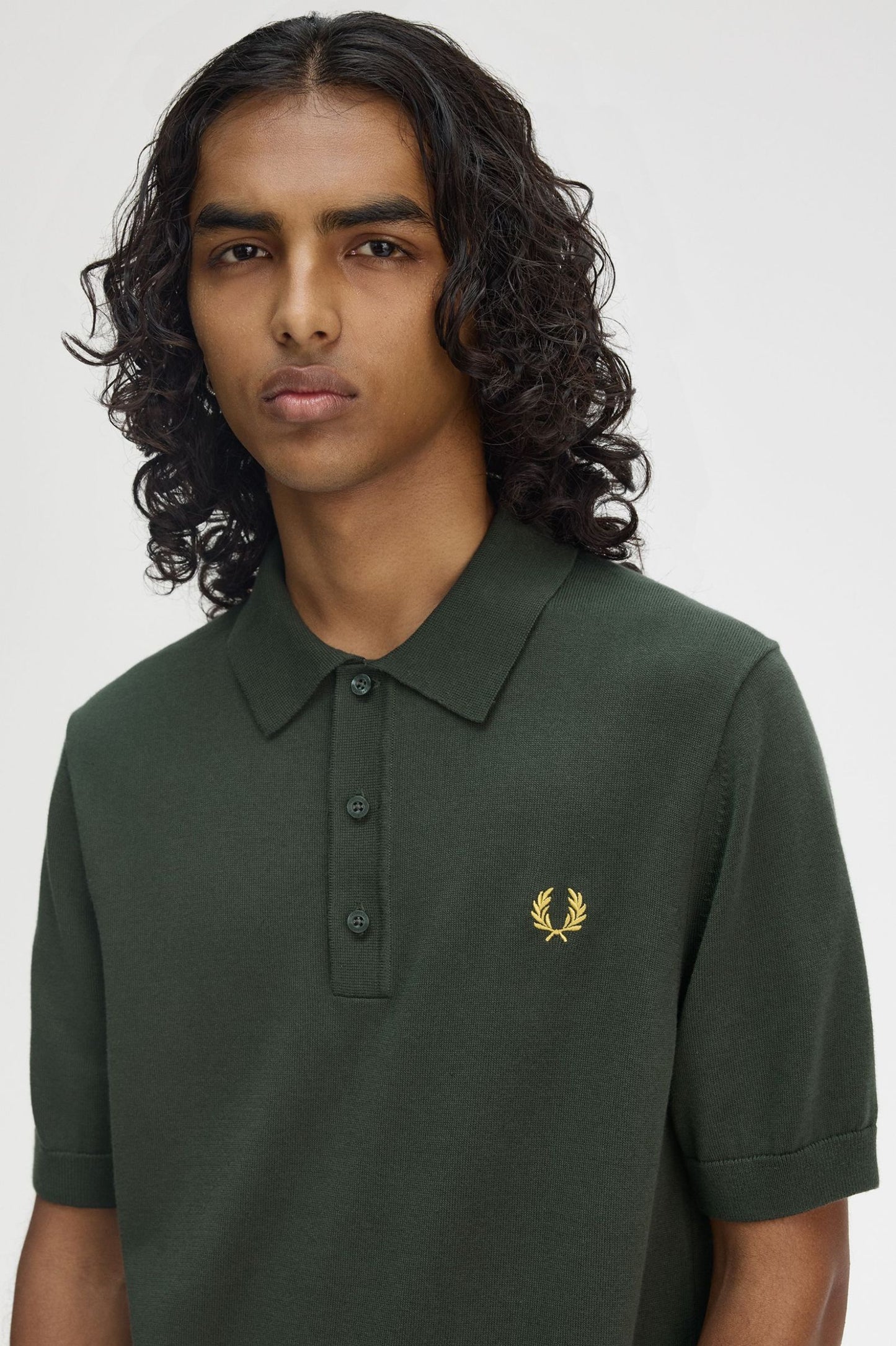 Cotton Knitted Shirt Green