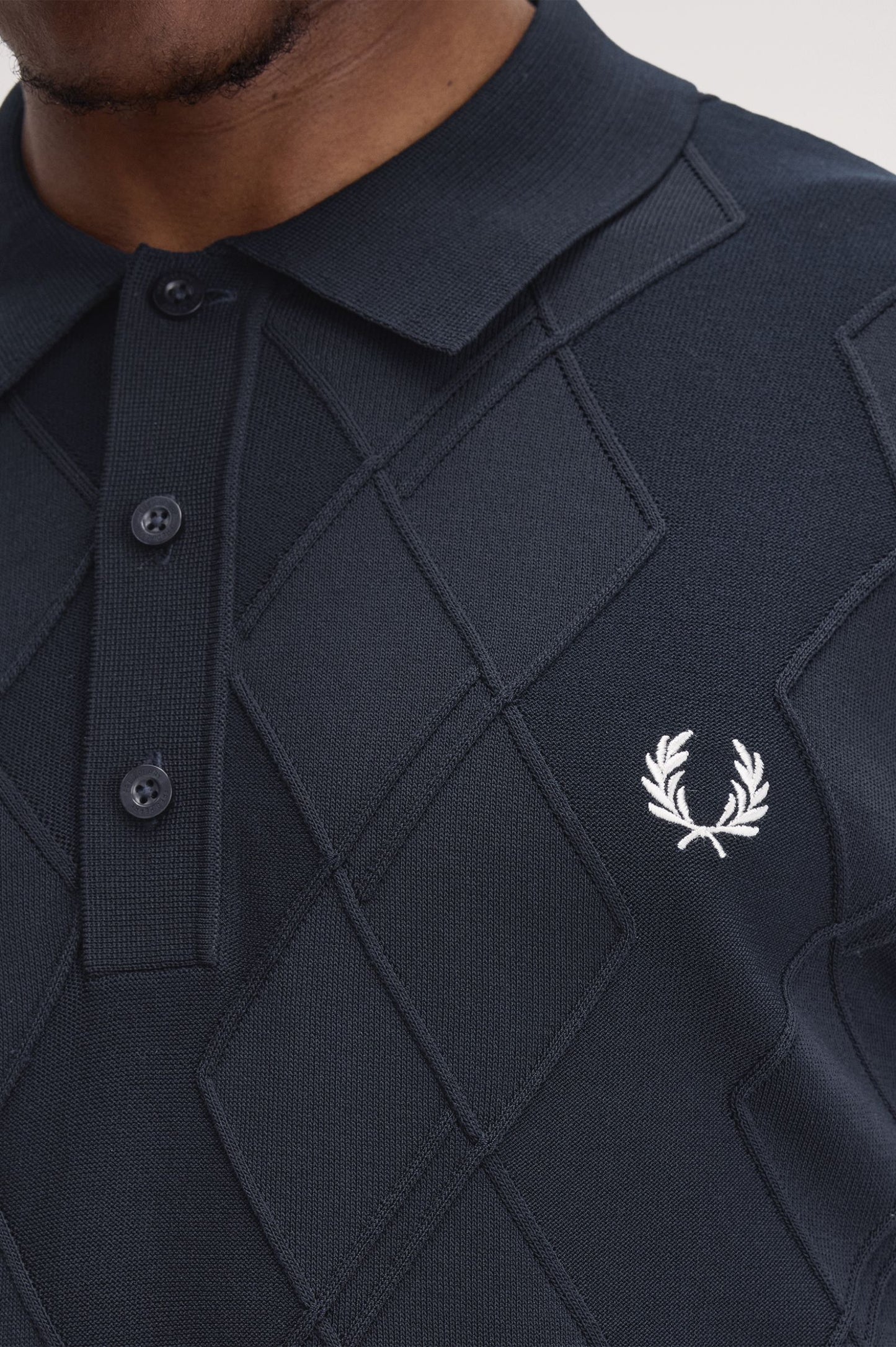 Cotton Knitted Shirt Navy