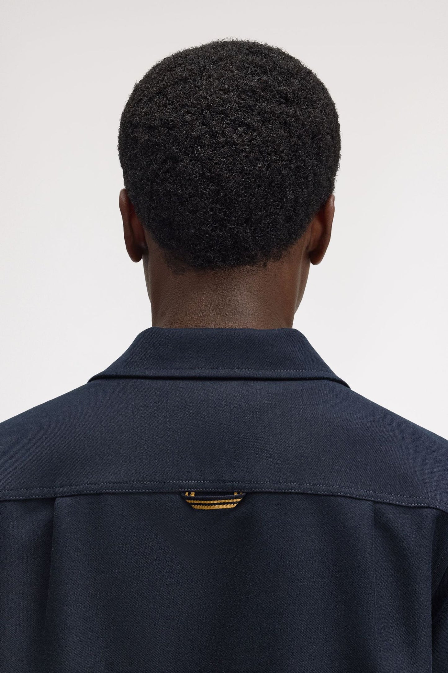Brushed Twill Overshirt Navy