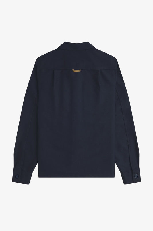 Brushed Twill Overshirt Navy