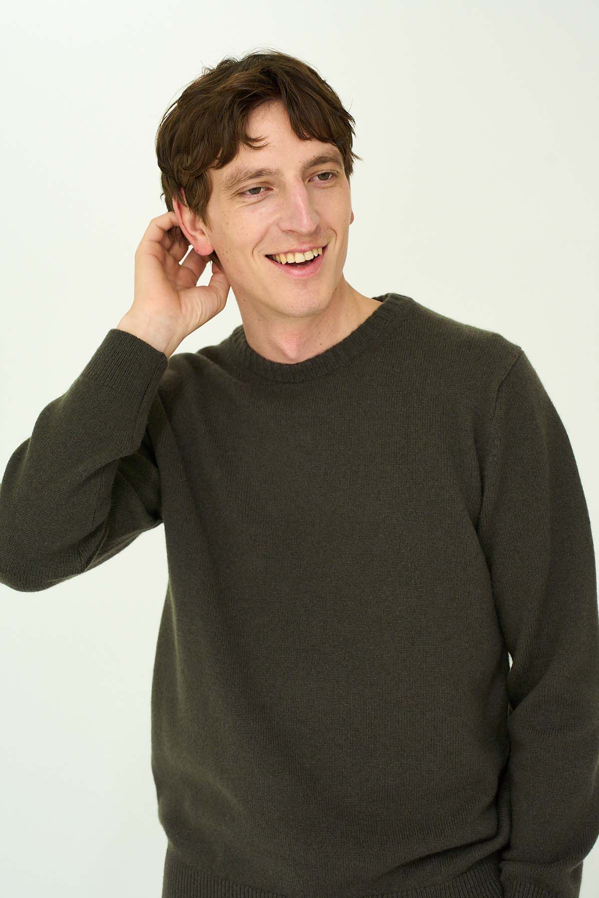 Moss Green Crew Neck