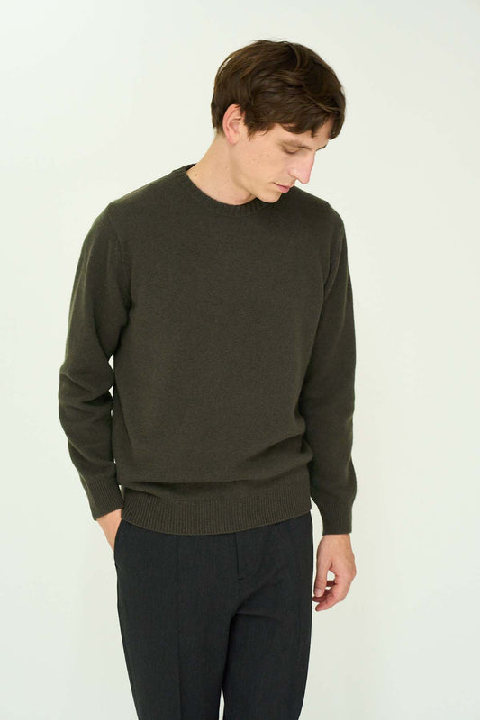Moss Green Crew Neck