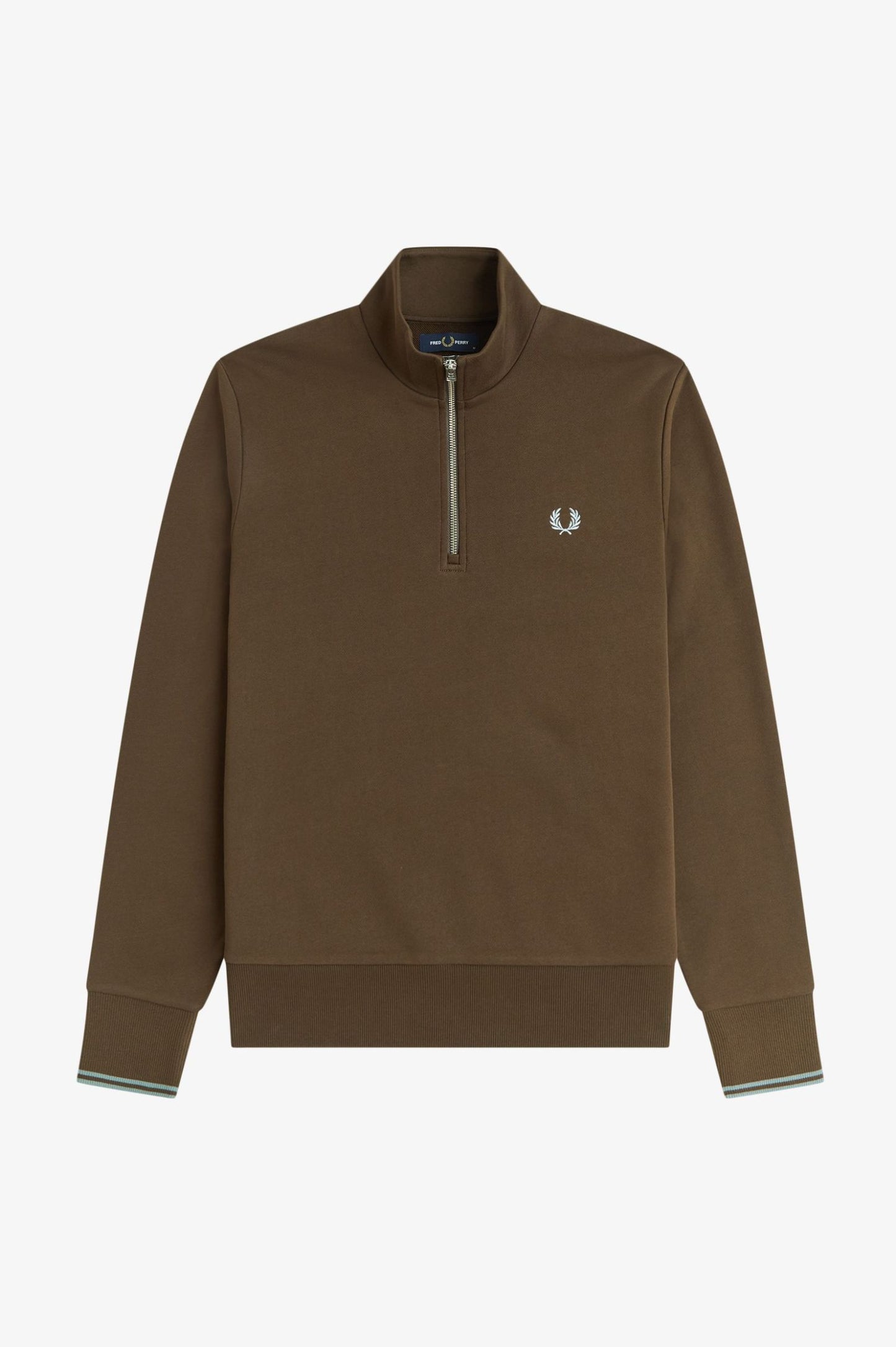 Half Zip Sweatshirt Burnt Tobacco