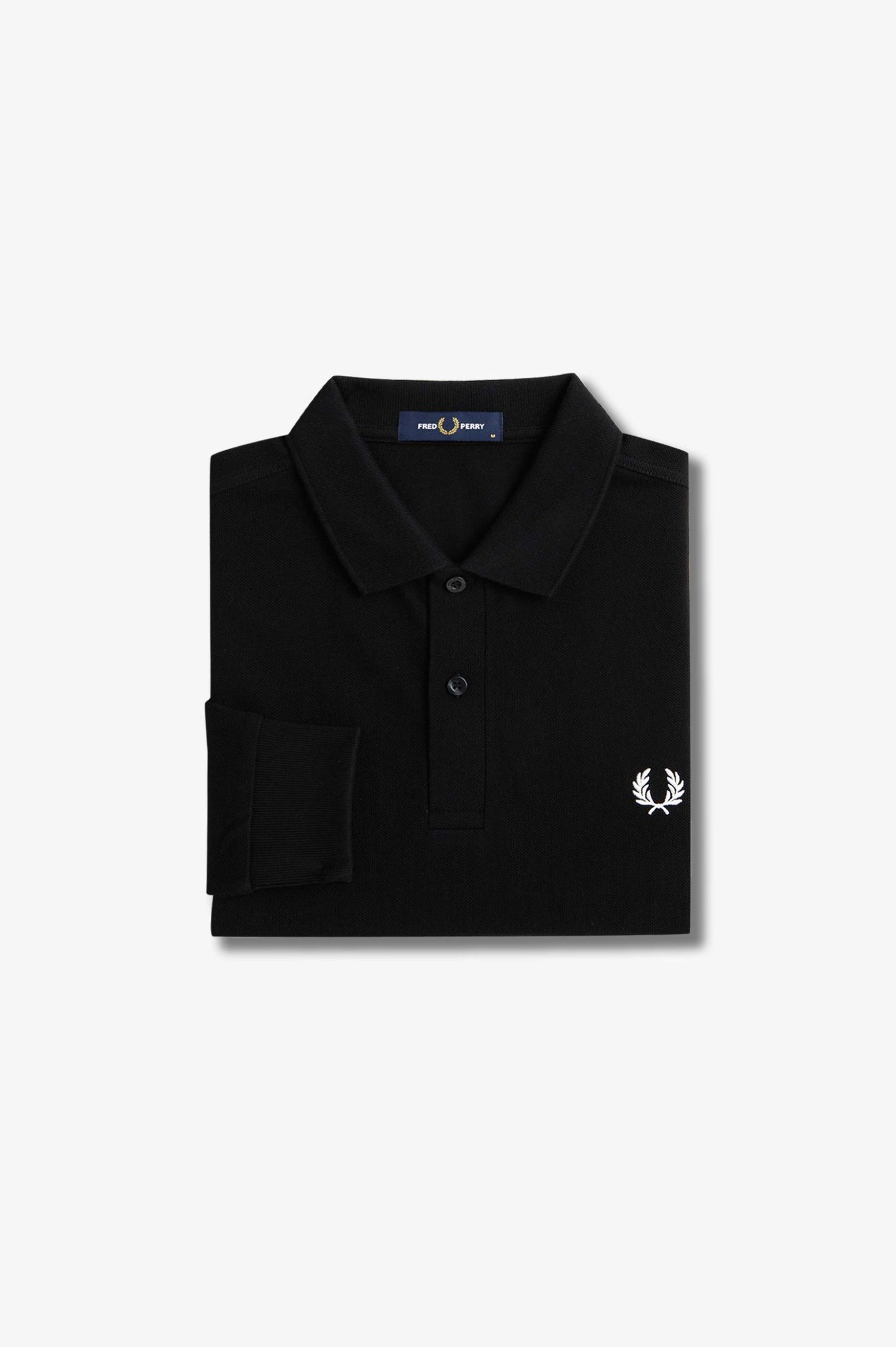 Long Sleeve polo Shirt Black