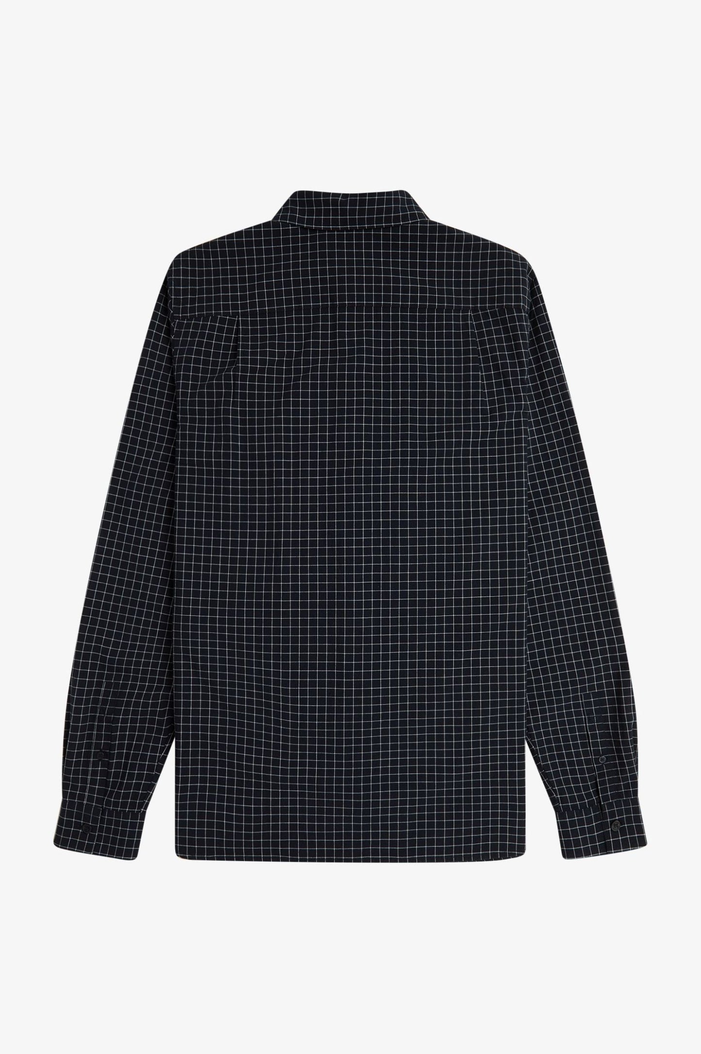Grid Check Shirt Black