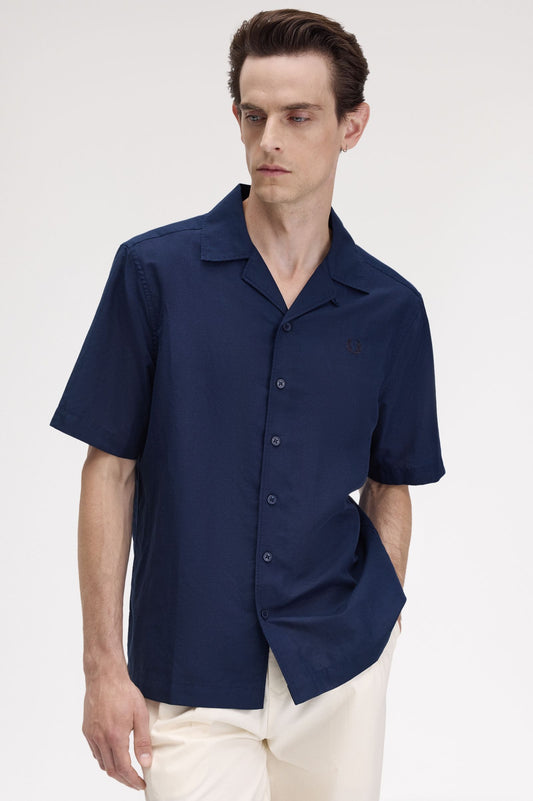Revere Collar Knitted SHirt