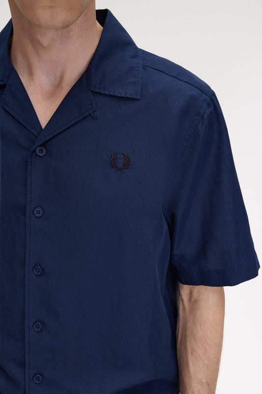 Revere Collar Knitted SHirt