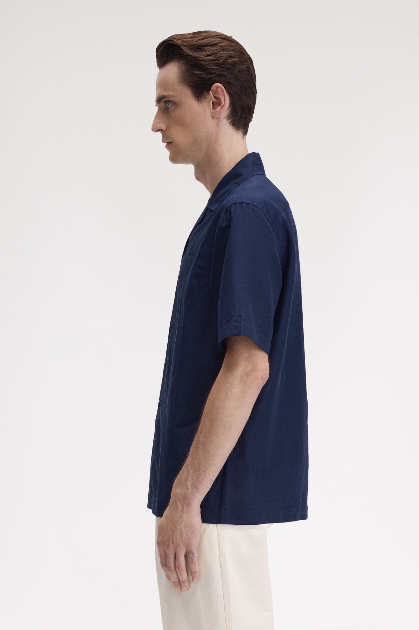Revere Collar Knitted SHirt