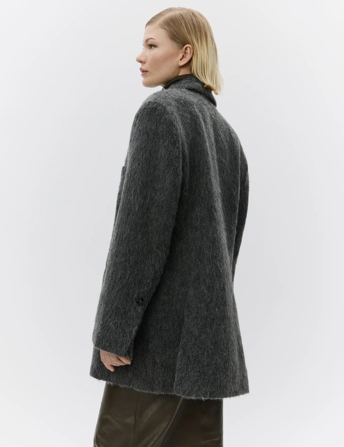 Madrid Coat Hairy Wool
