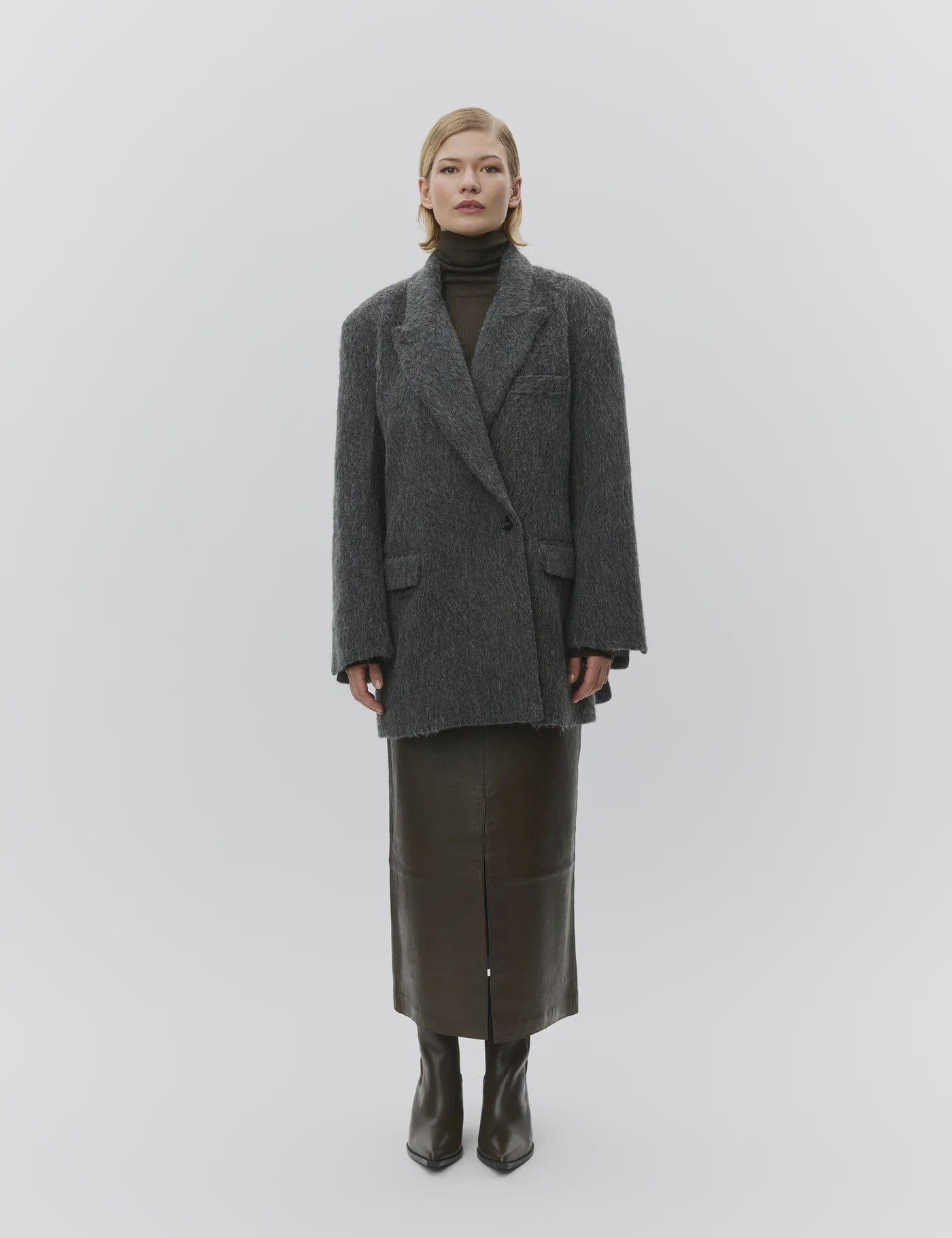 Madrid Coat Hairy Wool