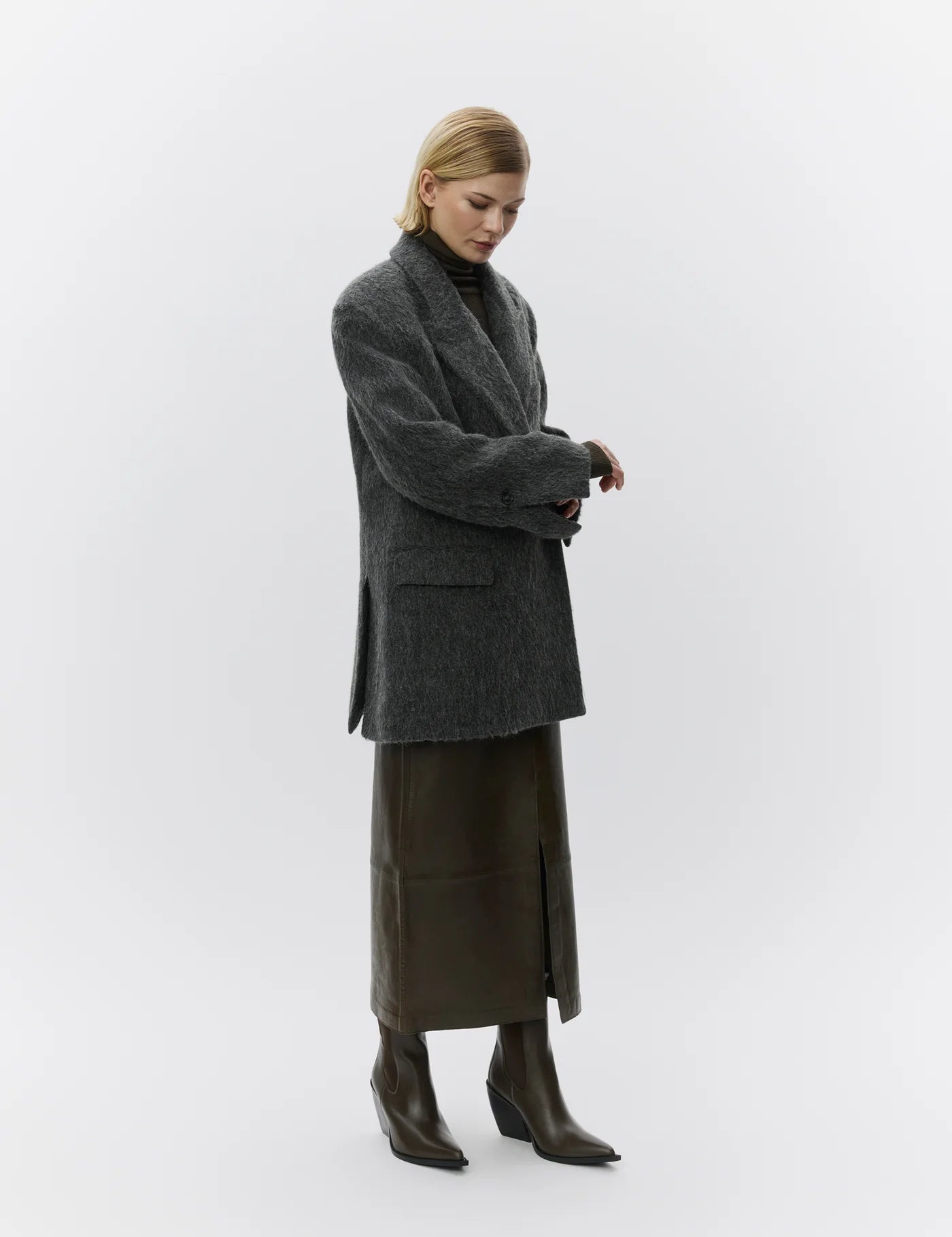Madrid Coat Hairy Wool