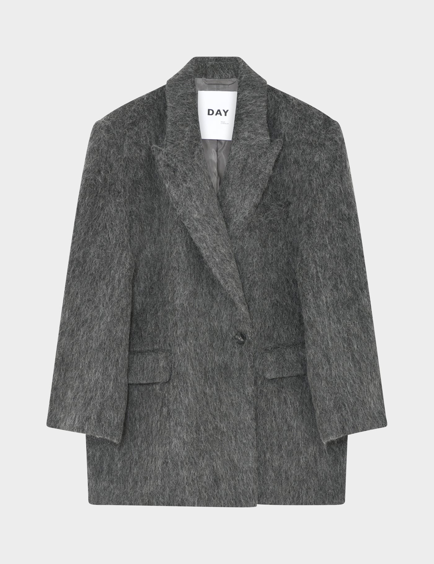 Madrid Coat Hairy Wool
