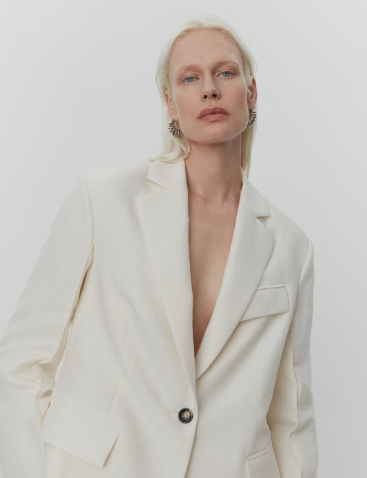 Marcy Cloud Cream Blazer