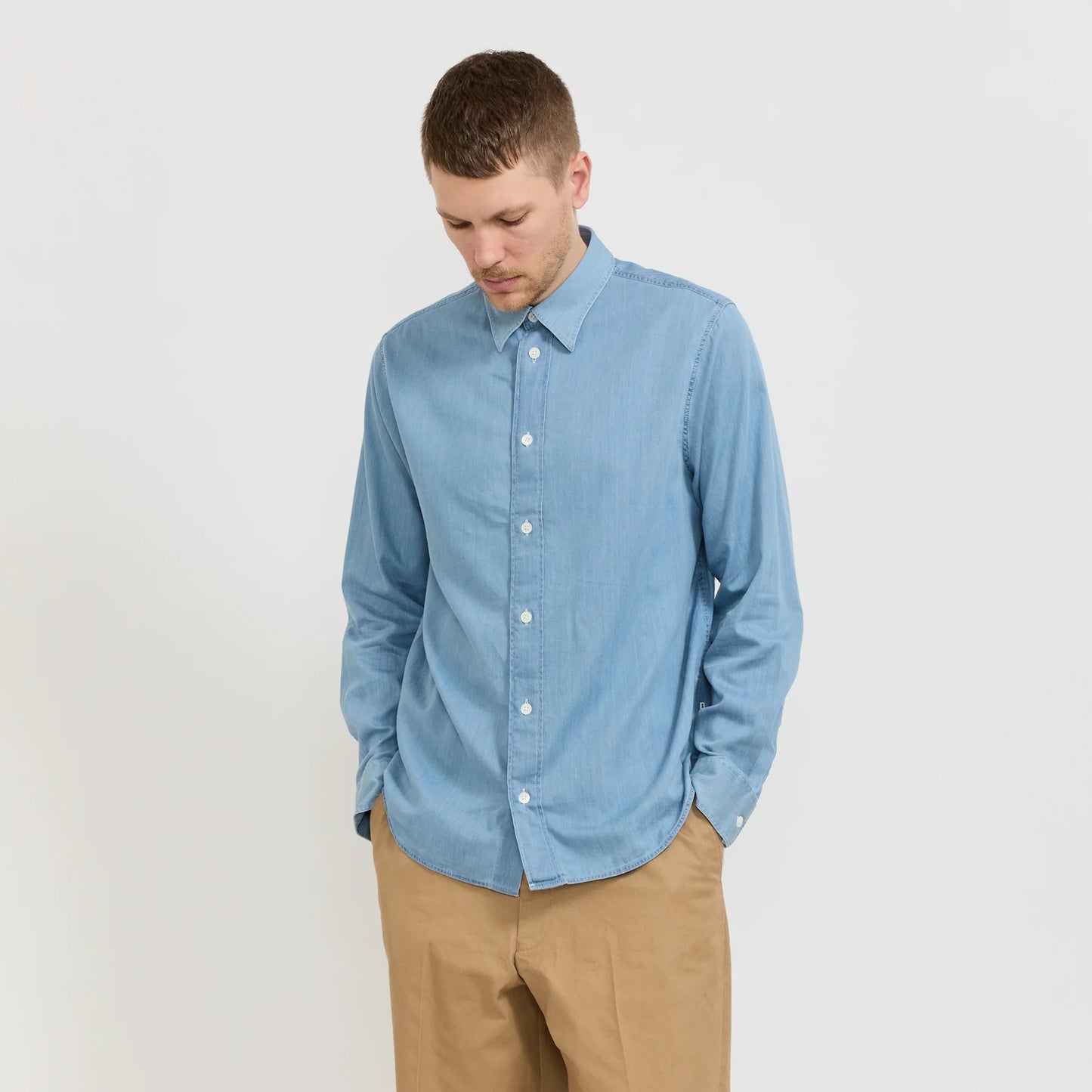 Colby Shirt Bleach Indigo