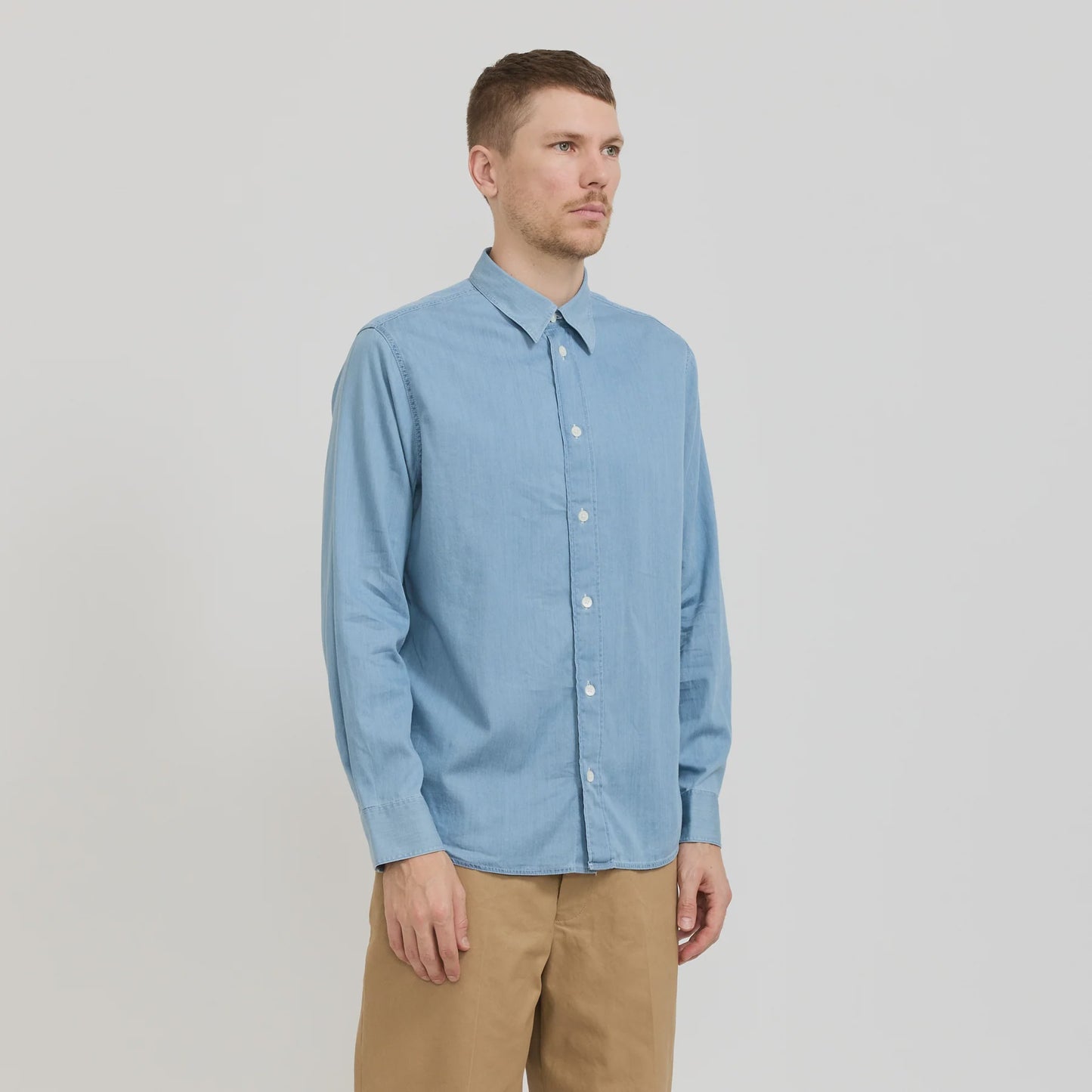 Colby Shirt Bleach Indigo