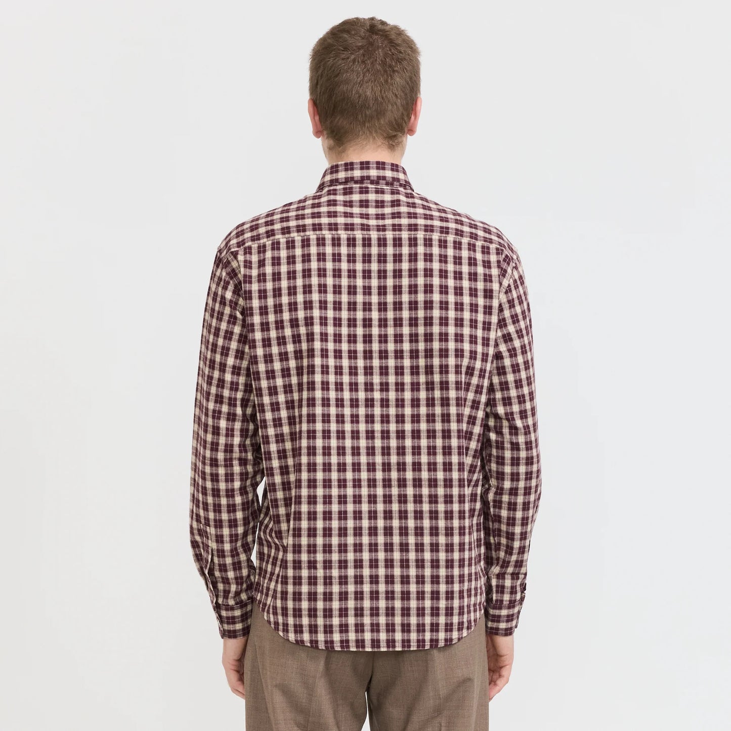 Deon Check Shirt Wine