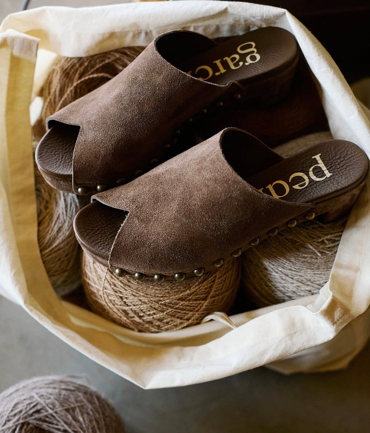Nain Mules Leather Chocolat Shoes
