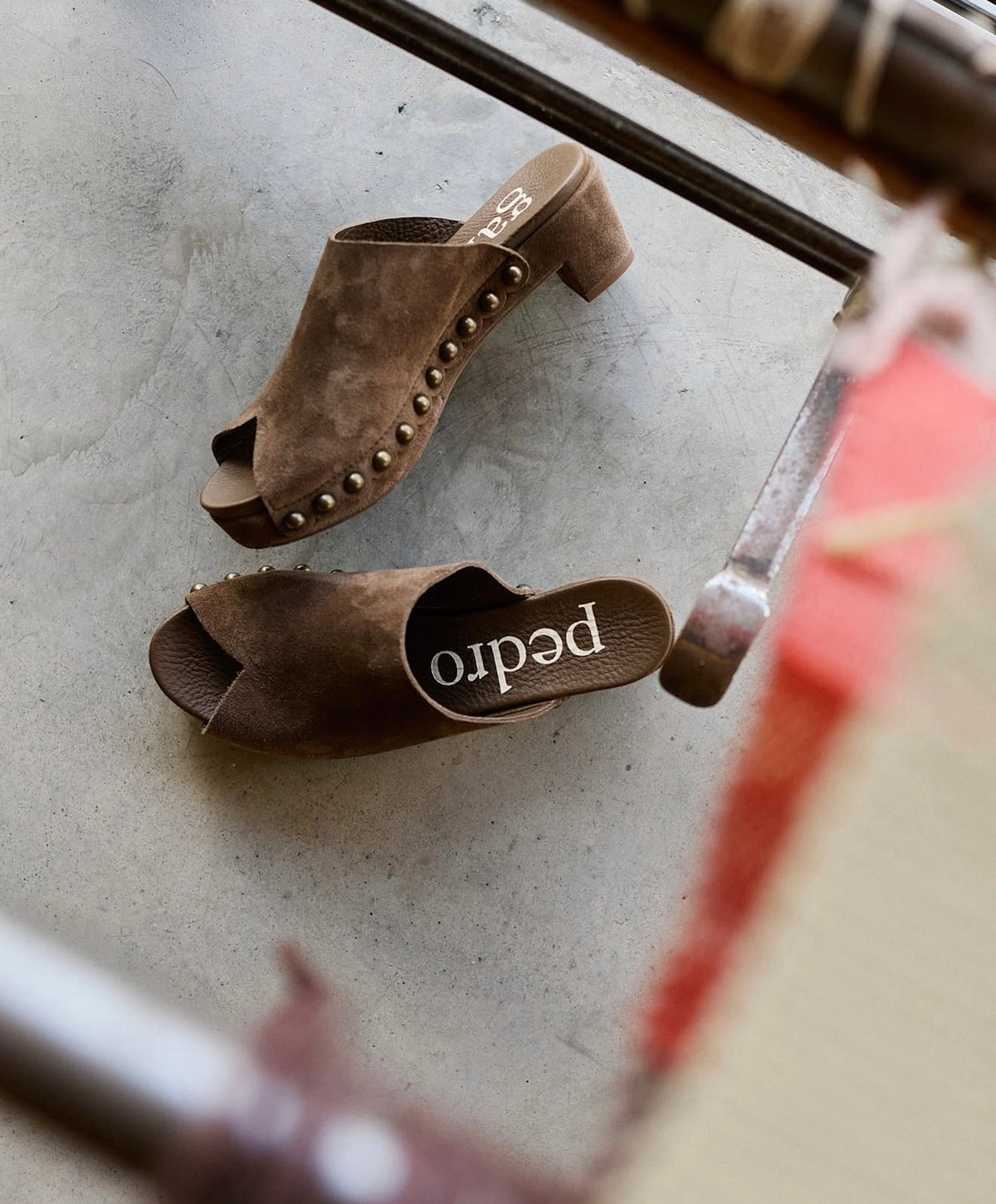 Nain Mules Leather Chocolat Shoes