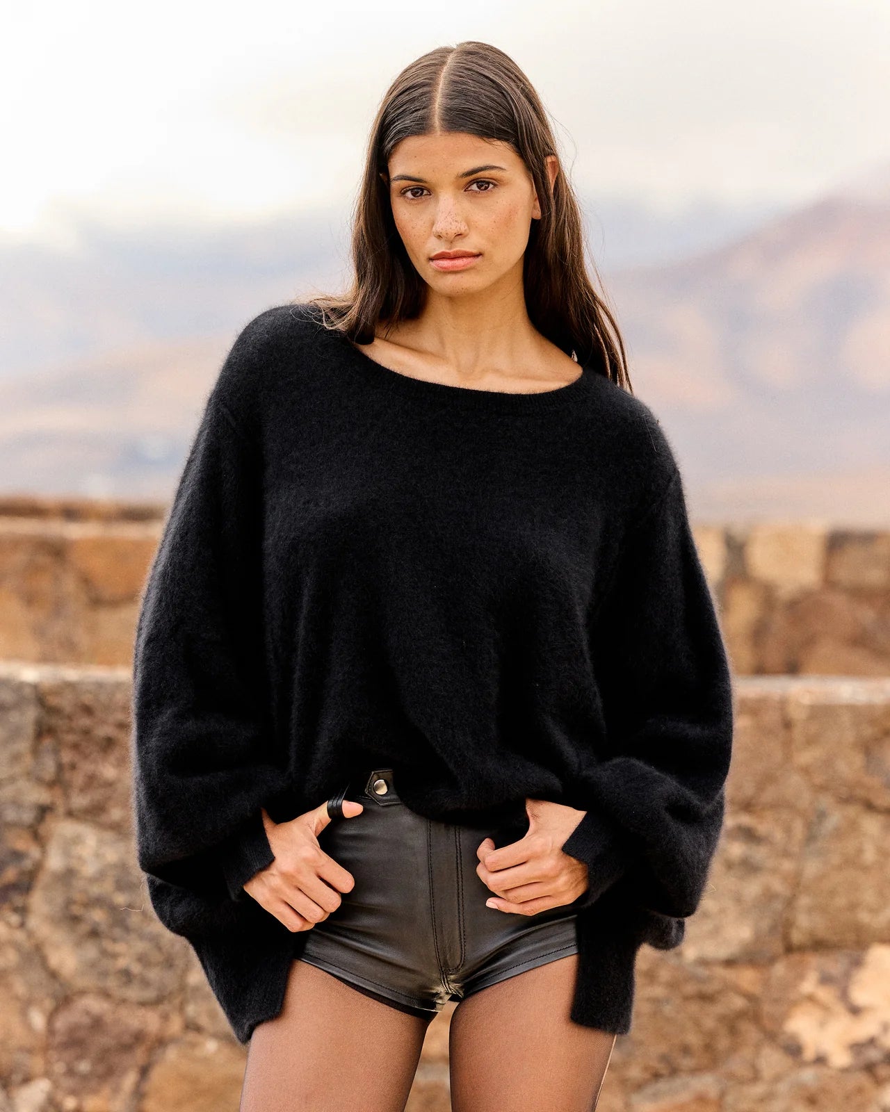 Smilla Crew Neck Knit Black