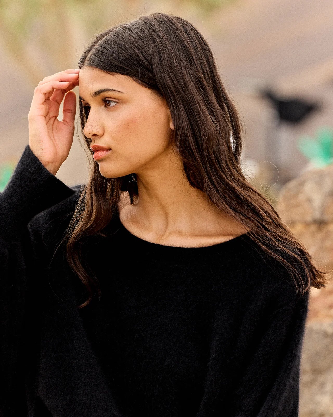 Smilla Crew Neck Knit Black