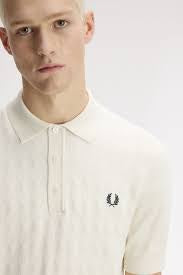 Pointelle Knitted Shirt Ecru