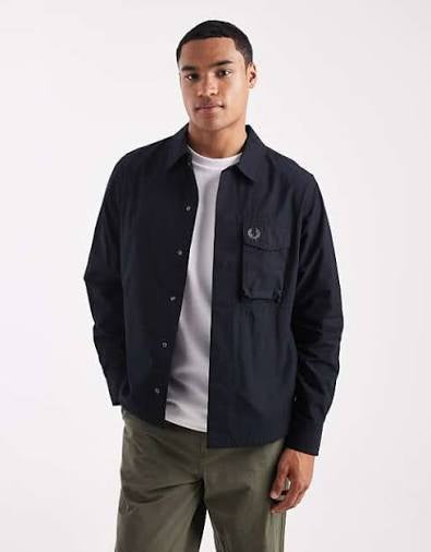 Poplin OverShirt Black