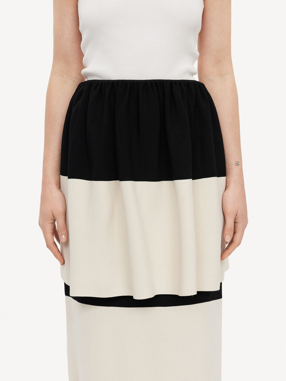 Evora Skirt Block Stripe