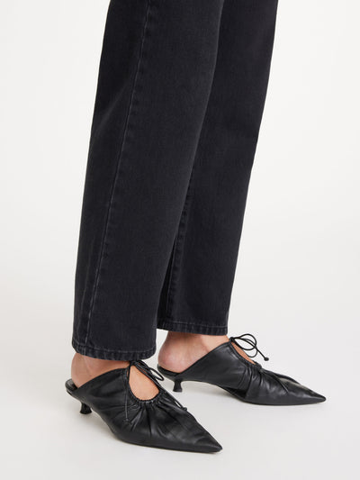 Masey Black Mules
