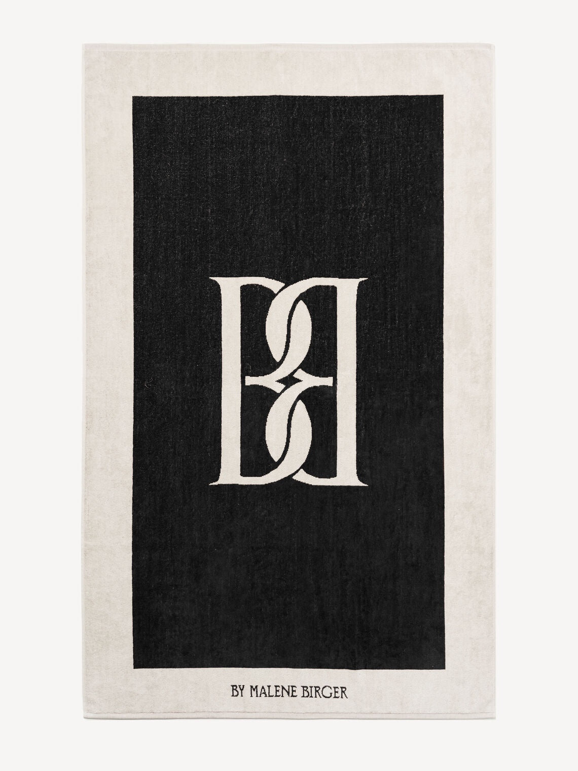 Lemora  Towel- Black Monogram