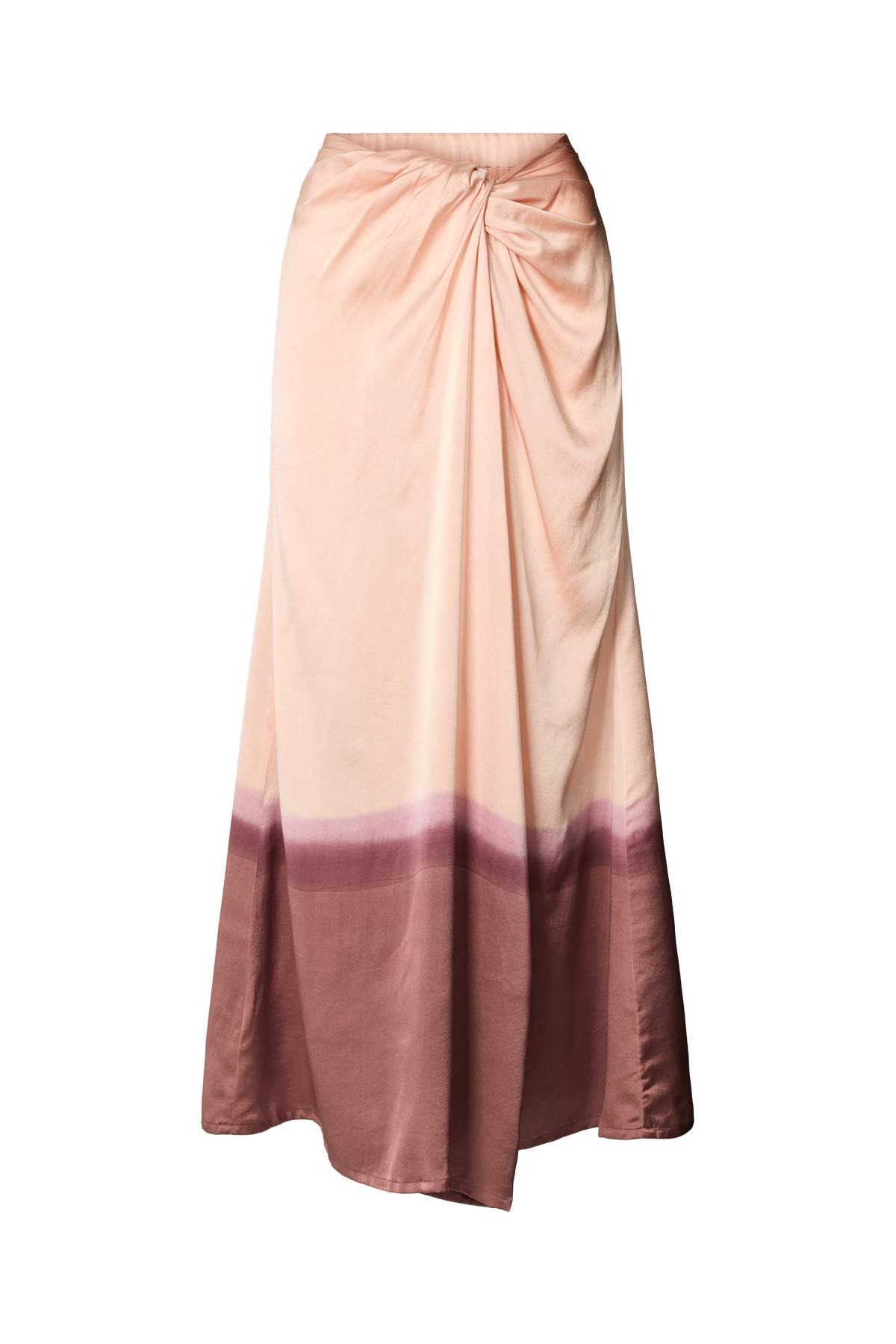 Rojin Drape Skirt - Blush Combo