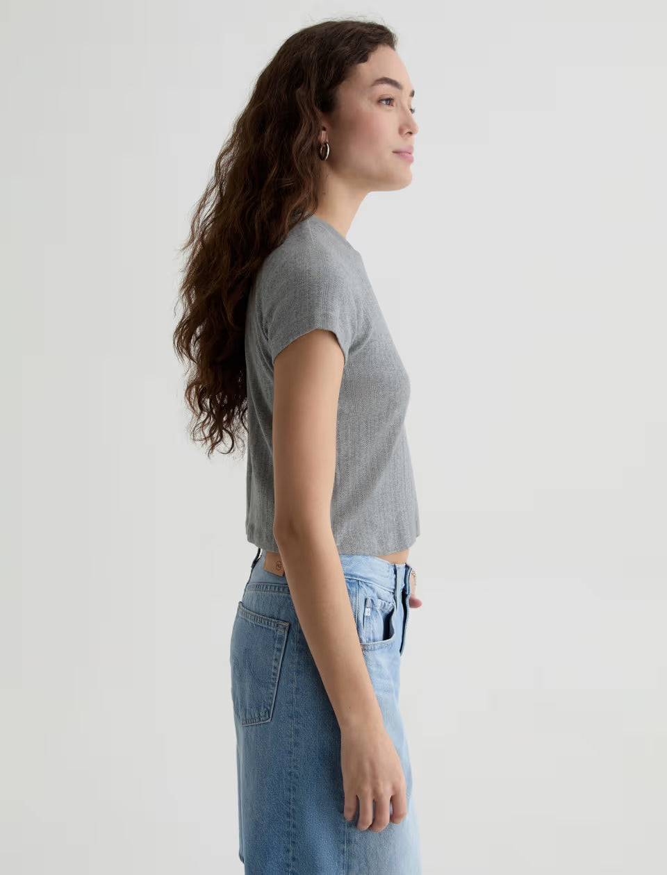 Sadie crew Heather Grey