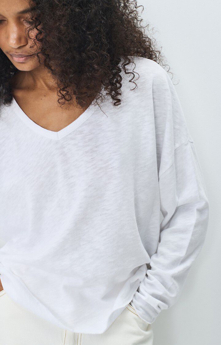 Sonoma V neck Tee White