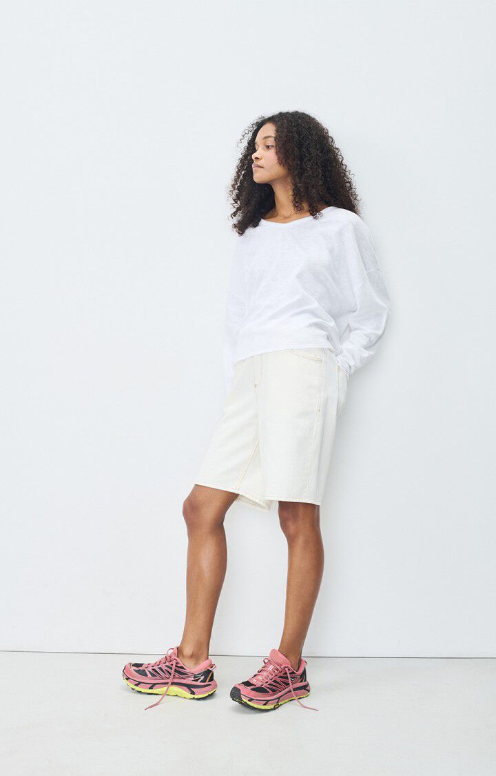 Sonoma V neck Tee White