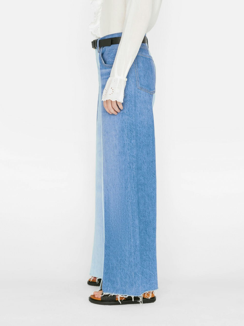 split seam Wide Leg