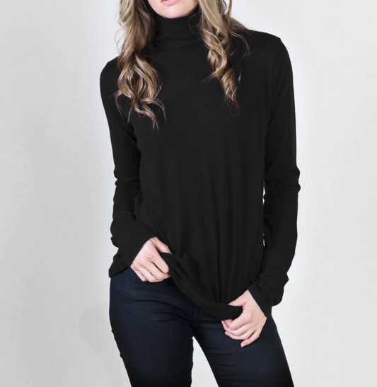 Long Sleeve Turtleneck Cashmere Blend
