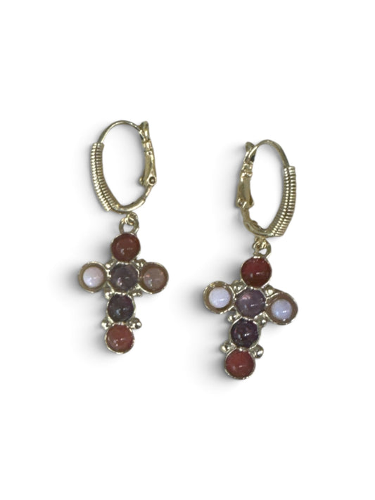 Tao Cruzita Eaarings plum