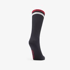 Tipped Sports Sock Navy/SnowWhite/Burnt Red