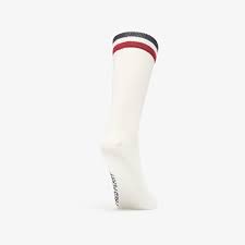Tipped Sports Sock SnowWhite/BurntRed/Navy