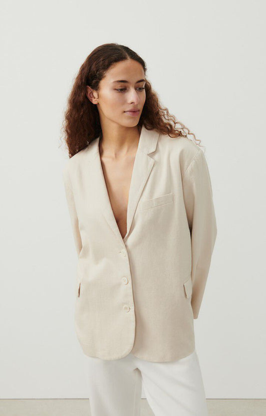 Uyabow Blazer Melange Ecru