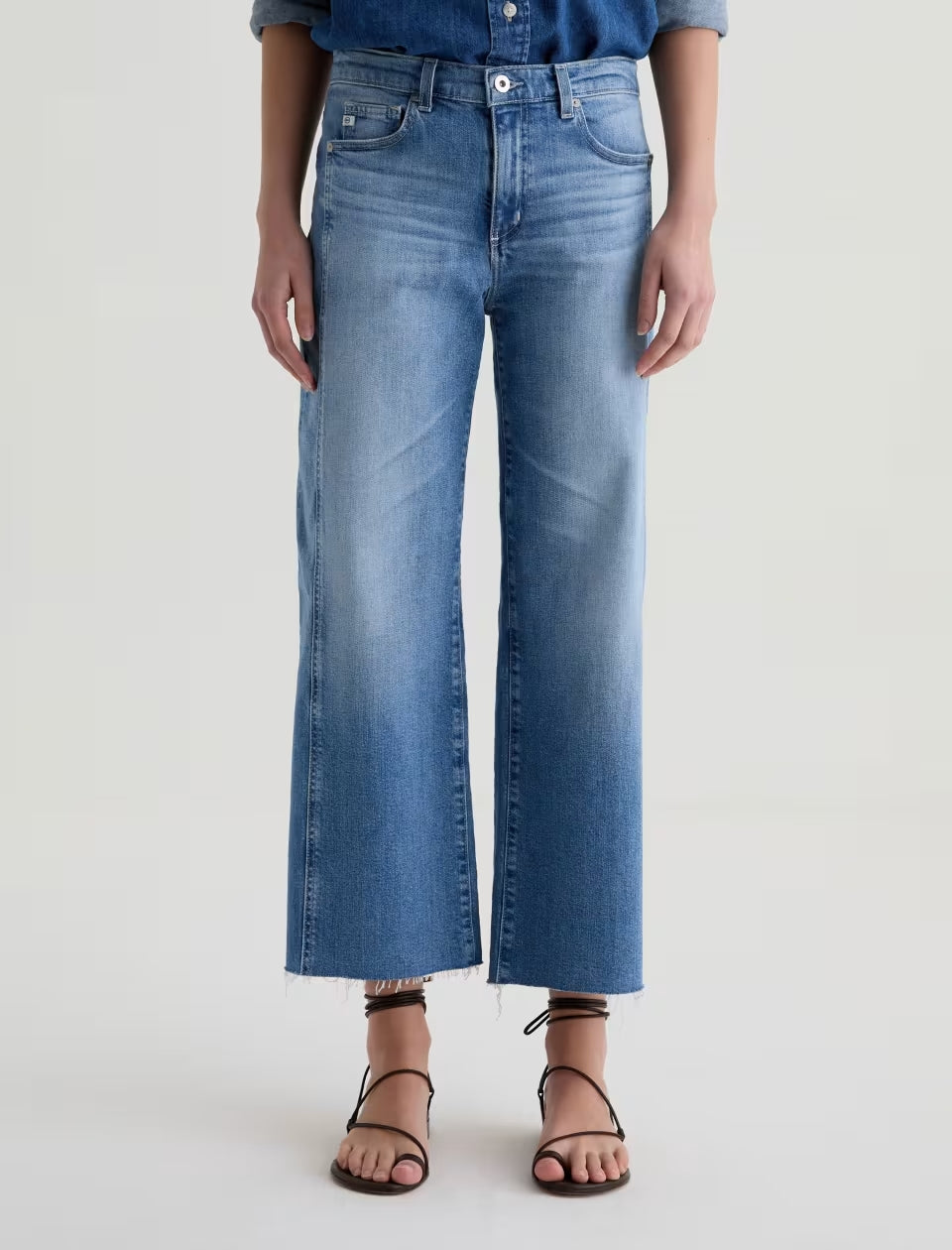 Saige Wide Leg Crop Rosarito
