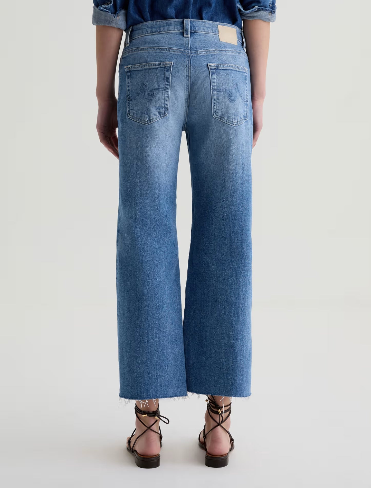 Saige Wide Leg Crop Rosarito
