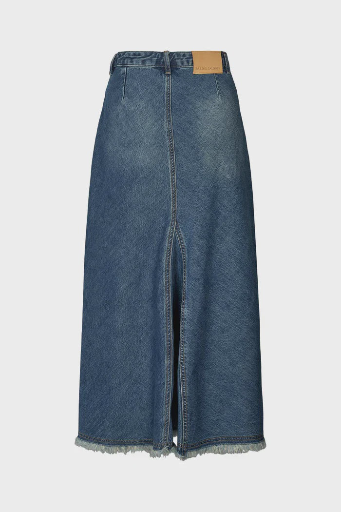 Margie Skirt Washed Indigo
